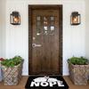 Nope Bull Terrier Dog Lazy Front Floor Door Entrance Mats Indoor Animal Pet Kitchen Bathroom Doormat Living Room Carpet Rug