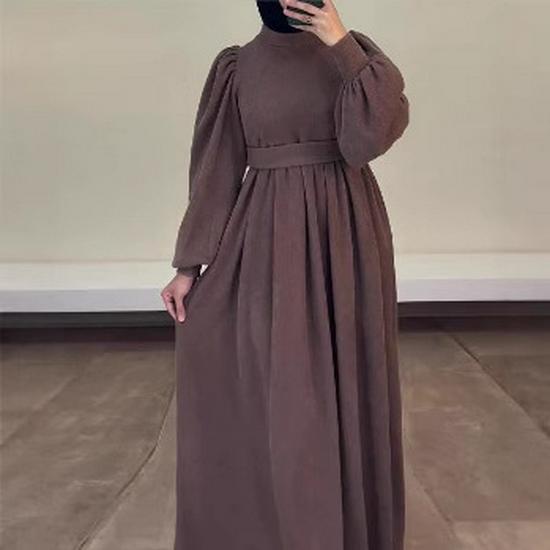 2024 Autumn Middle Eastern Style Dubai Robe Dress