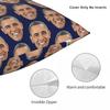 Barack Obama Square Pillowcase Cushion Cover Pillow Case Throw Pillow Cover for Home Bedroom Car