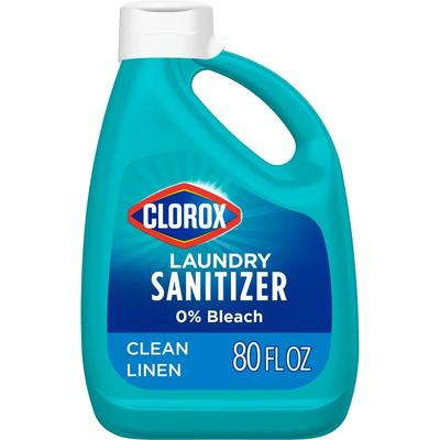 Assainisseur de linge 0% Javel Sans danger pour les couleurs Frais Linge propre Éliminateur d'odeurs Désinfecte 99,9% Bactéries Sueur d'animaux Serviettes moites 80oz