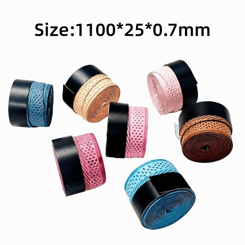 Anti-slip Badminton Racket Grip Tape Embossed Texture Racket Handle Grip Tape