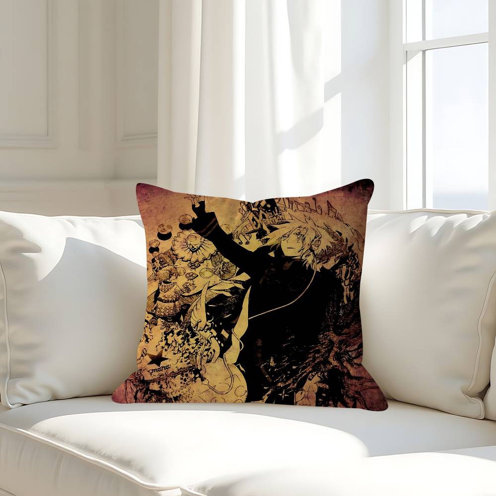 D-D Gray-man 45*45см Наволочка Декоративная Наволочка Для Подушки Диванная Наволочка 16x16Inch
