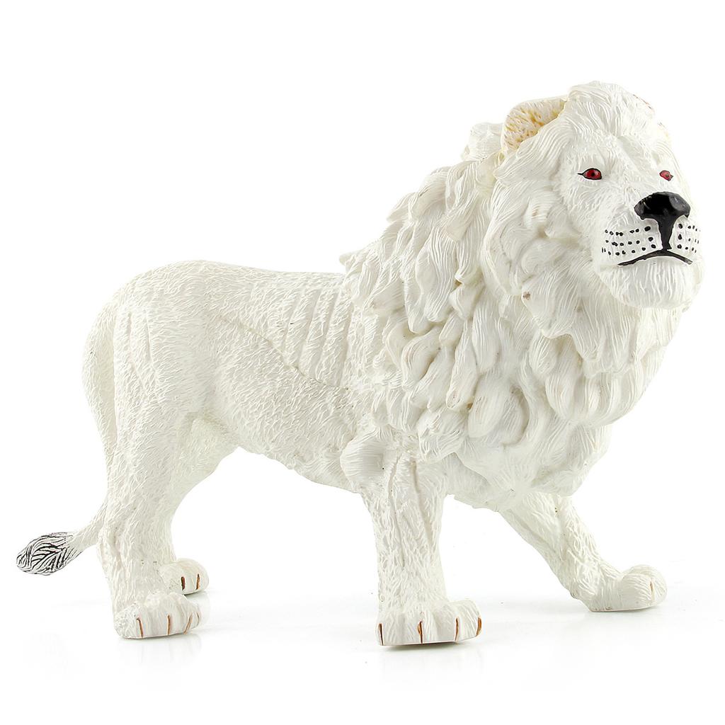 English Animal World Wild Forest Animal Cognition Figure Hollow Model Simulation Lion Ornament Toy