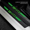 Luminous Car Door Threshold Decals for BYD Song Tang Yuan Qin Pro Plus 2025 Dolphin Seagull Atto3 GT Door Entry Pedal Guards Pad