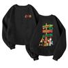 Children's Fashionable Lightweight Long-sleeved Round Neck Pullover With Pockets Printed Pullover