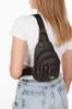 Women's Stylish and Useful Shoulder bag Unisex Waterproof Headphone USB Port Crossbody Bag Waist Shoulder And Chest Bag Daily Bodybag