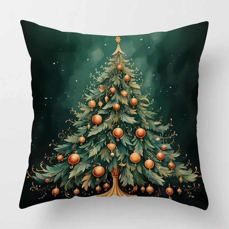 Modern Decorative Cushion For Home Living Room Decor Throw Pillow Cover 45*45 40X40Cm 60X60Cm 45X45Cm 50X50Cm Merry Christmas