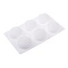 Soap Mould Round Whirlpool Silicone Rubber 6 Cavities Mousse Cake Baking Mold