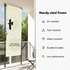 Outdoor Roller Blind 100 x 270 cm Cream