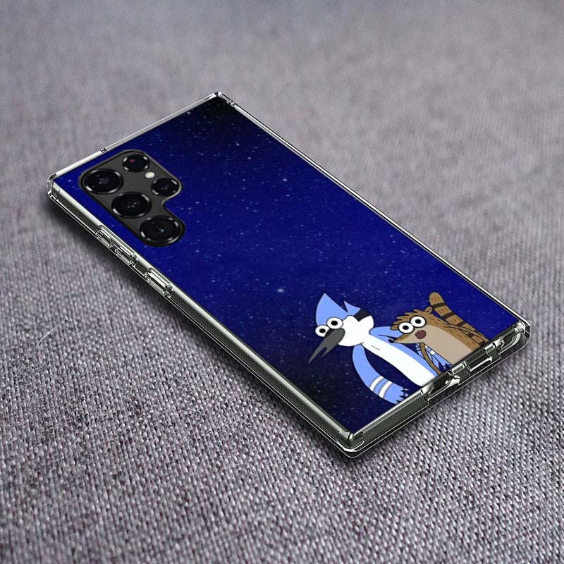 

Cartoon Regulars Cute Show Phone Case For Samsung Galaxy S24 S23 S21 S20 FE S22 S26 Ultra S25 Edge S10 Plus Cover Clear TPU Capa Samsung S25 Ultra