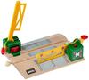 BRIO Magnetic Railroad Crossing 33750, for ages 3 and up. [Toy, Wooden Toy Train, Rail Set, Scenery, Gift (Birthday/Christmas)]