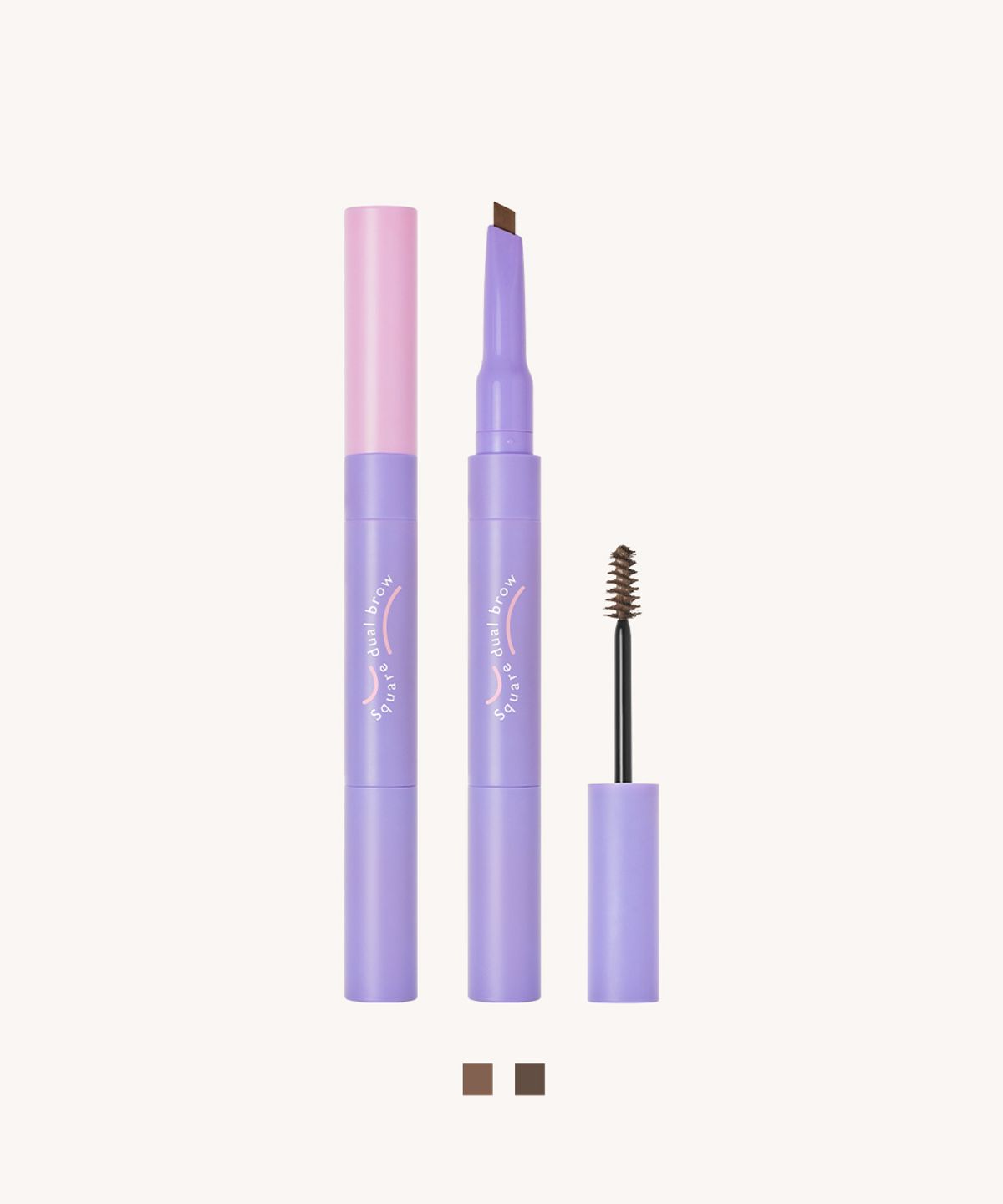Square Dual Brow dark brown