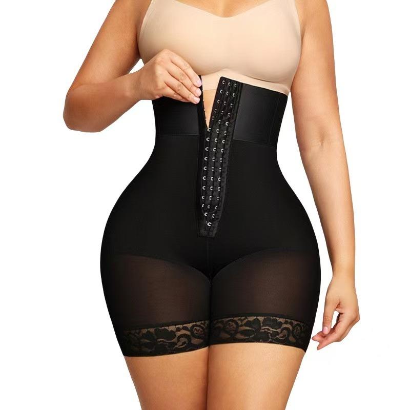 High Waist Plus Size Tummy Control Body Shaping Breathable Mesh Shapewear Panty
