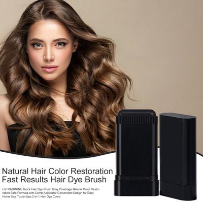 20G Hair Dye Comb Gray Hair Coverage Natural Ingredients Men Women Disposable