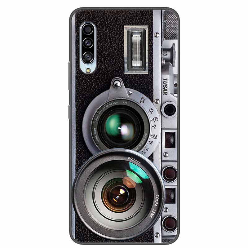 For Samsung Galaxy A90 5G Case Fashion Soft TPU Silicone Black Back Cases For Samsung A90 Phone Cover 6.7" Coque Galaxy A90 Para