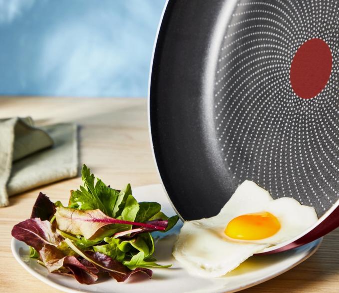 Tefal simply cook frying pan h0580602 28cm burgundy