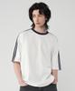 UNTAPPED STUDIO Oversized Track Short Sleeve Color Block T-Shirt 3 Colors