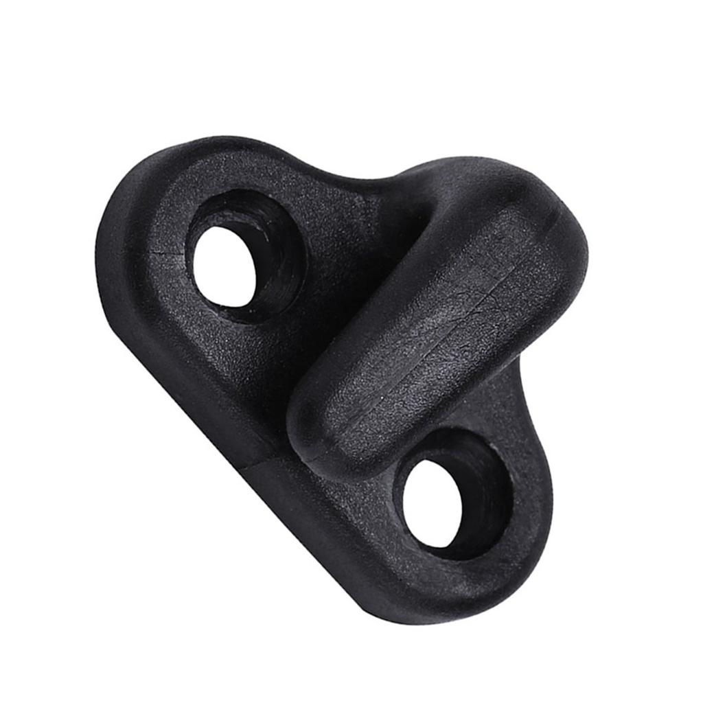 Nylon Kayak Lashing J Shape Hooks Replacement Black With Flat head Screws