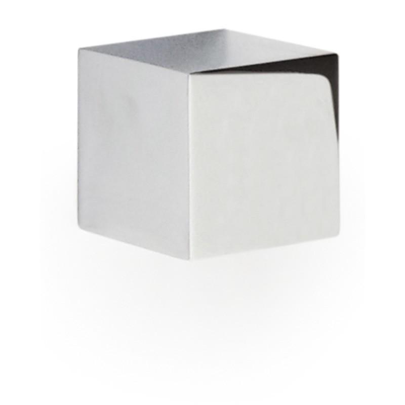 SYSTEM GARONA ALUMINUM KNOB 25X25 H25 CHROME