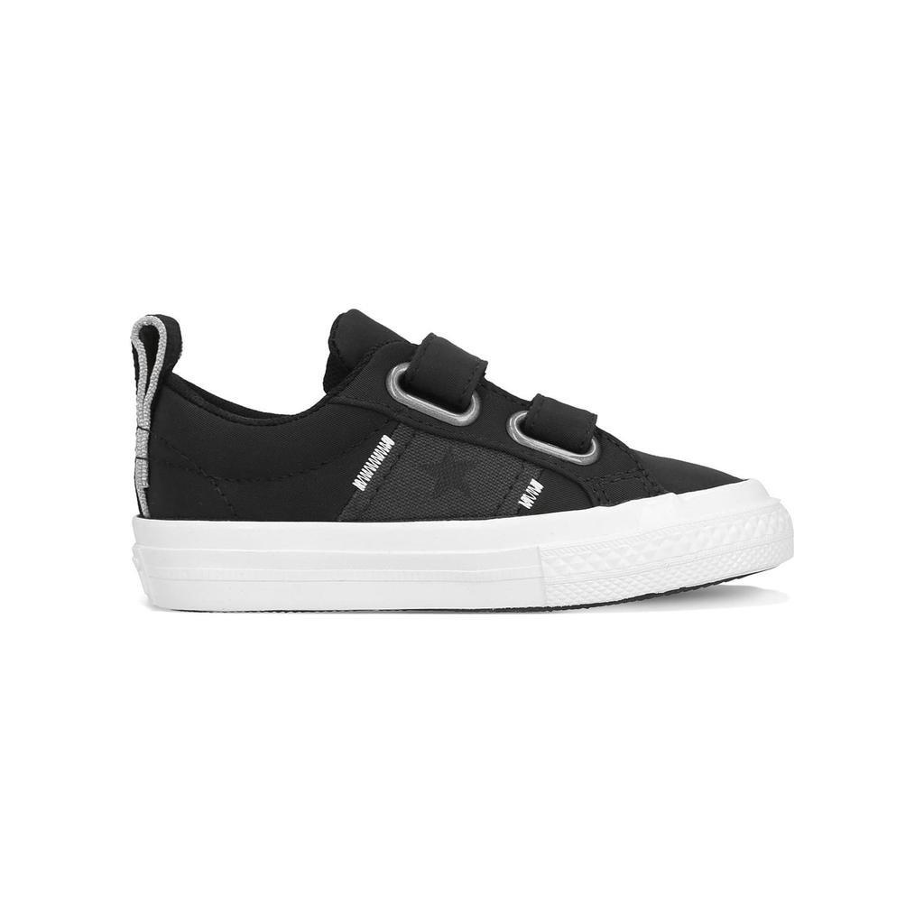 Converse One Star 2V Ox Slip Resistant Durable Low Top Skate Shoes Baby Sneaker Black 765198C