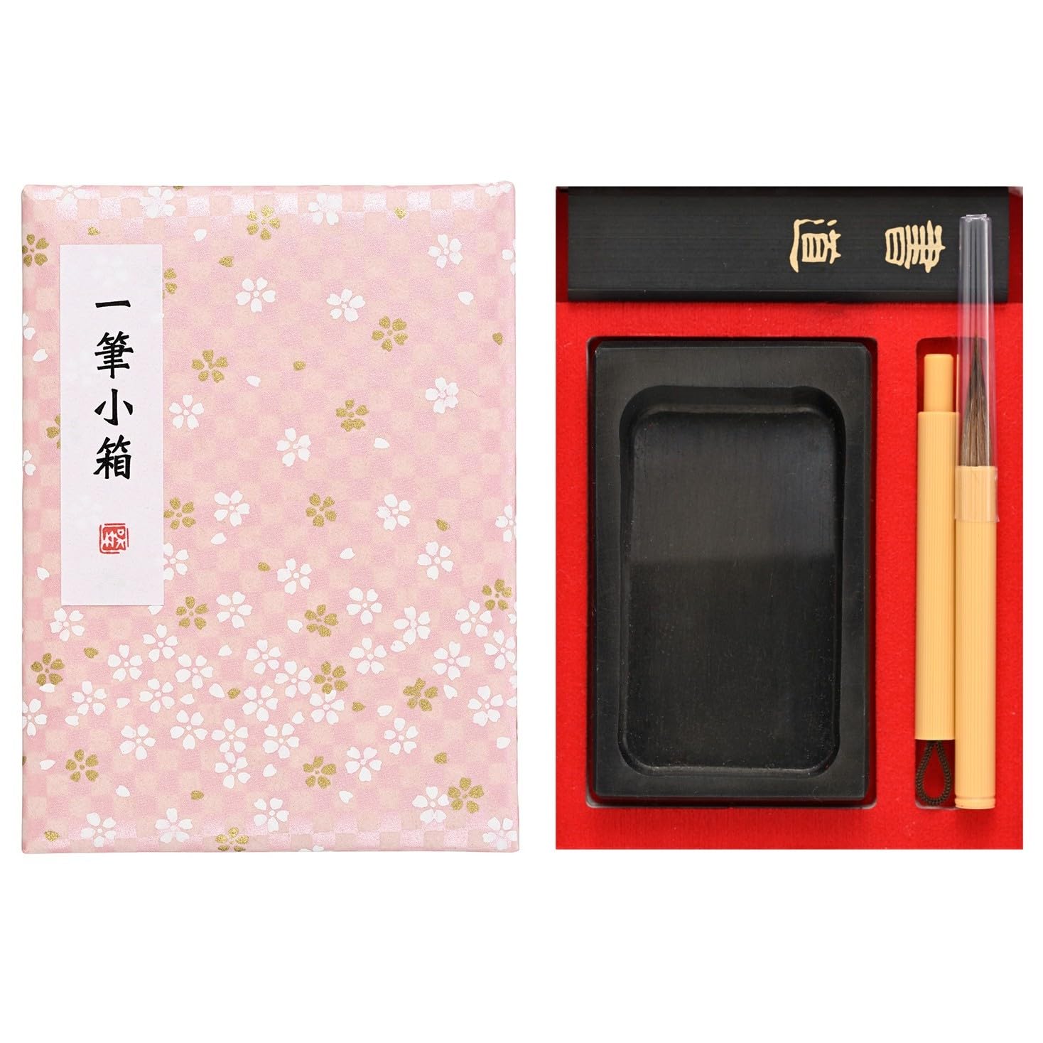 

Kuretake Маленькая клетчатая коробка с вишней и персиком, Дизайн, KB790-929