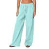 Pantaloni della tuta da donna a gamba dritta colorati a vita alta a gamba larga