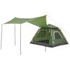 Vidaxl Tourist Tent, 5-Person, Green, Quick Setup