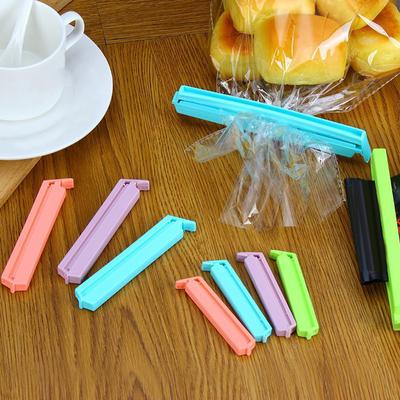 12 teile/paket Tragbarer Lebensmittelaufbewahrungs-Versiegeler aus Kunststoff zur Snackkonservierung, Siegelclip-Werkzeuge, Küchenzubehör, 3 verschiedene Größen