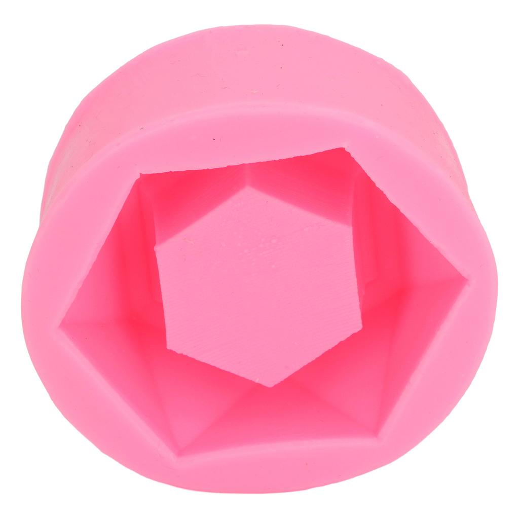 Silicone Flower Pot Mould Hex Reusable Succulent Planter Mould for Cake Chocolate Aromatherapy