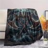 Viking Battle Axe pattern Flannel Blanket, High quality Comfortable for All Seasons, Home Decor, Warmth and Comfort, Perfect for Gifts.