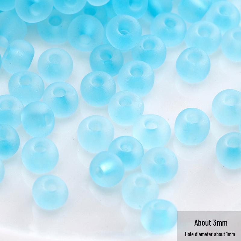 Blauer Glas-Reiskorn-Haarnadel: Handgefertigter Schmuck-Accessoire im antiken chinesischen Stil