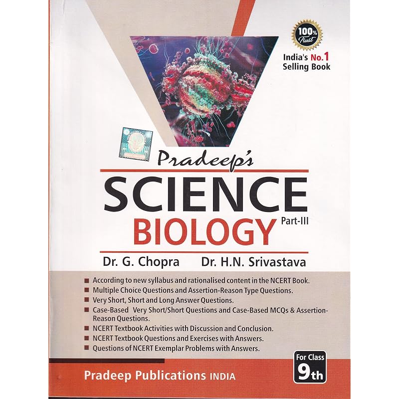 Pradeep's Science Part 3 Biology for CBSE Class 9  Examination 20232024
