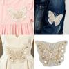 Glittering Sequins Butterfly Applique Decoration For Fabric Improvement On Hats Bags And DIY Ideas