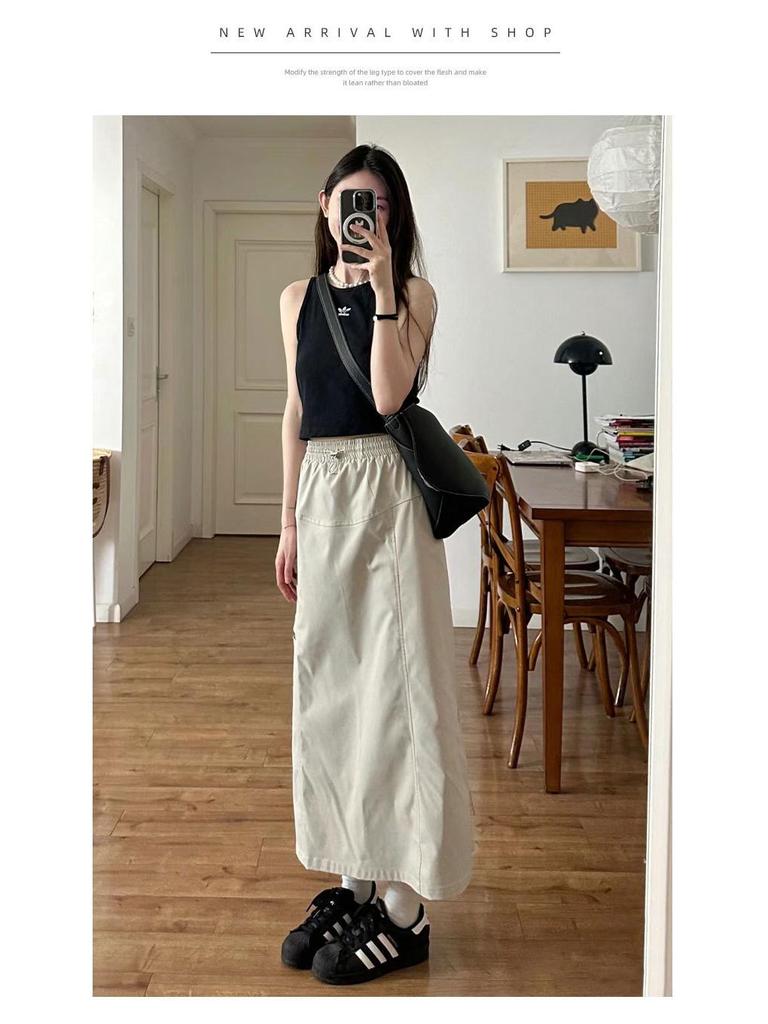 Women's Spring/Summer 2025 High-Waist Gray Bodycon Workwear Dress - Petite Mid-Length Style