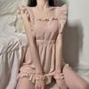 Sexy Lingerie Plus Size Seduction Chiffon Pajamas Maid Dress Passion Perspective Free Suit Uniform Woman