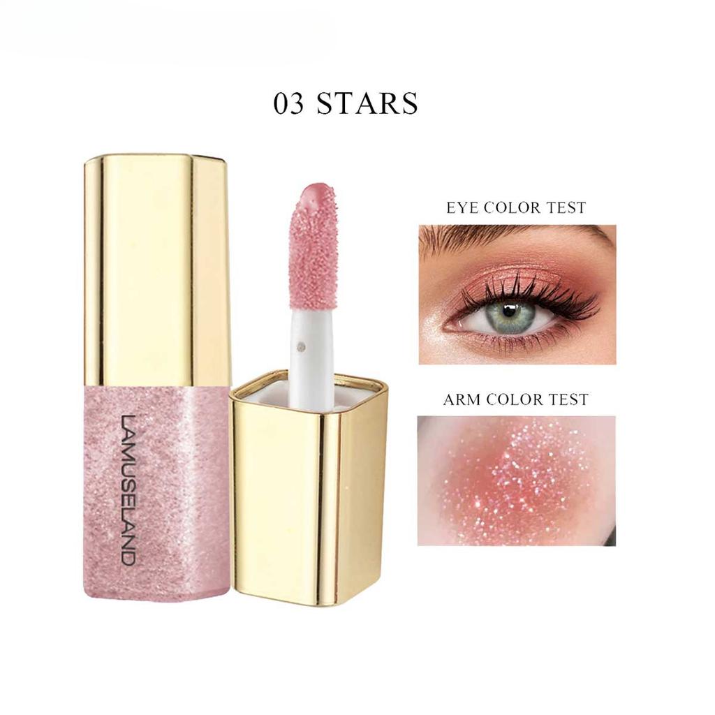 8 Colors Liquid Eye Shadow Elegant Glitter Eyeshadow Eye Makeup Original: Mini Glow Eyeshadow Liquid 8 Shades Liquid Eyeshadow Affordable Cosmetics