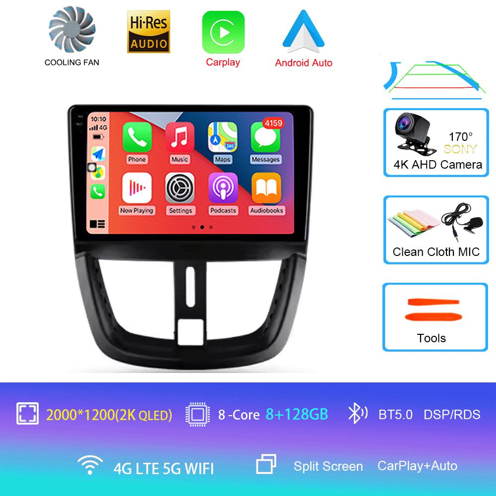 Android 14 For Peugeot 207 2006 - 2015 Car Radio Multimedia Video Player Navigation GPS No 2din 2 Din Dvd