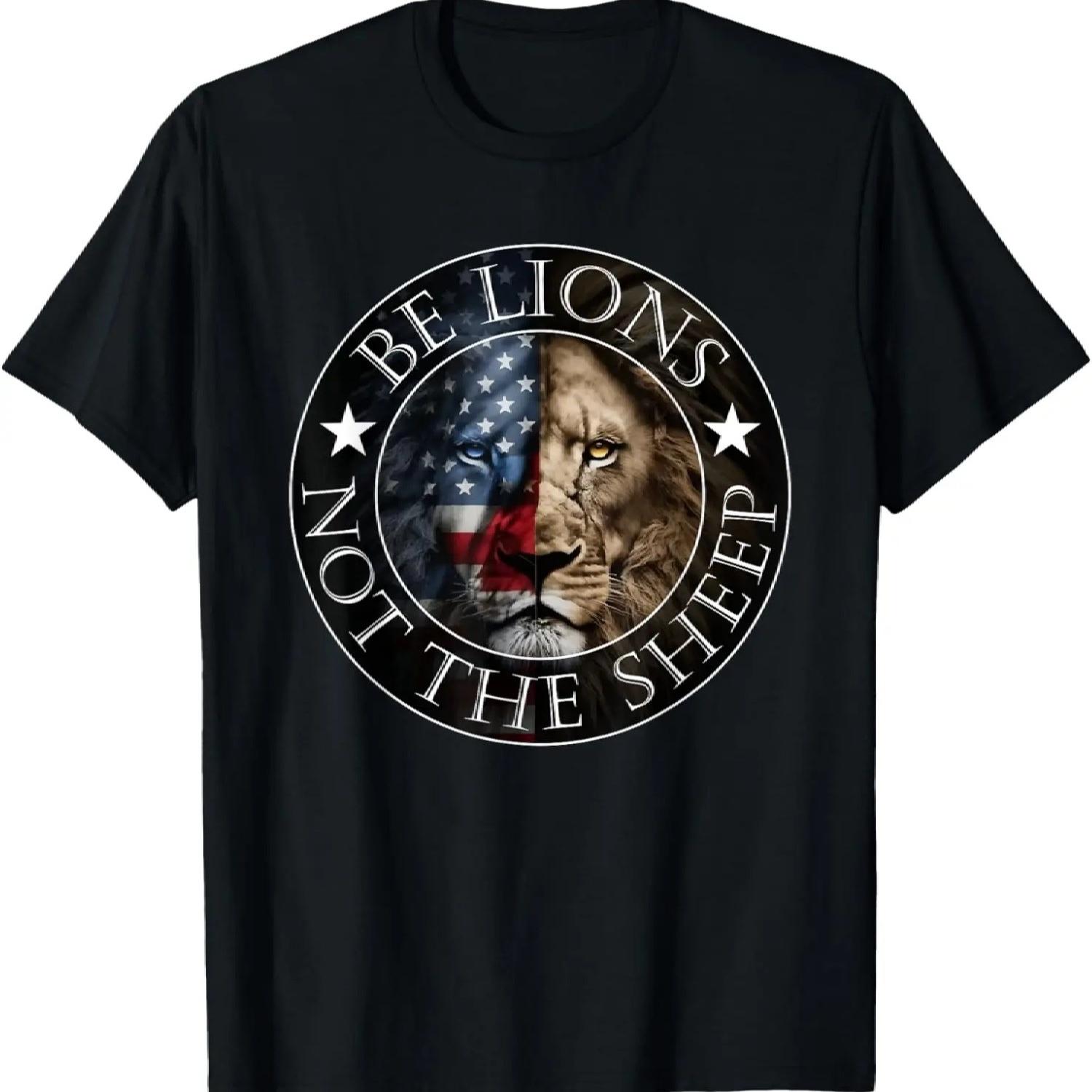 

Be lions, don t be the sheep T-Shirt XXXXXL чорний