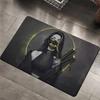 C-Cyberpunk S-SamuraiS Entrance Door Mat Washable Non-Slip Living Room Sofa Chairs Area Mat Kitchen Welcome Doormat