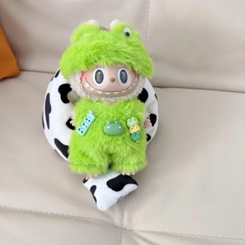 

Hot Only Selling Clothes 17cm First Second Generation Labubu Doll Only Clothe Clothing Set Multi Color Cute Decoration no doll