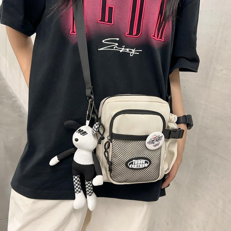 Herren Umhängetasche Mini Kleine Tasche Handytasche Kleine Quadratische Tasche Mehrschichtige Tasche