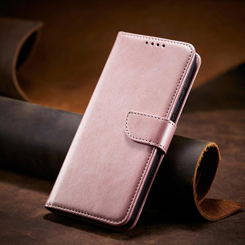 Applicable to Samsung S26FE mobile phone case A27 clamshell leather case S25plus wallet S25 calf pattern S25ultra