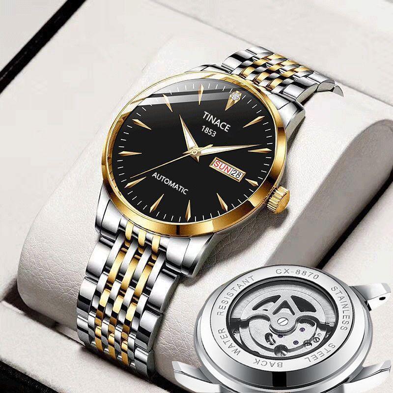 Tourbillon Fully Automatic Non-mechanical Watch Luminous Waterproof Fashion Business High Quality Men's Watch New Model