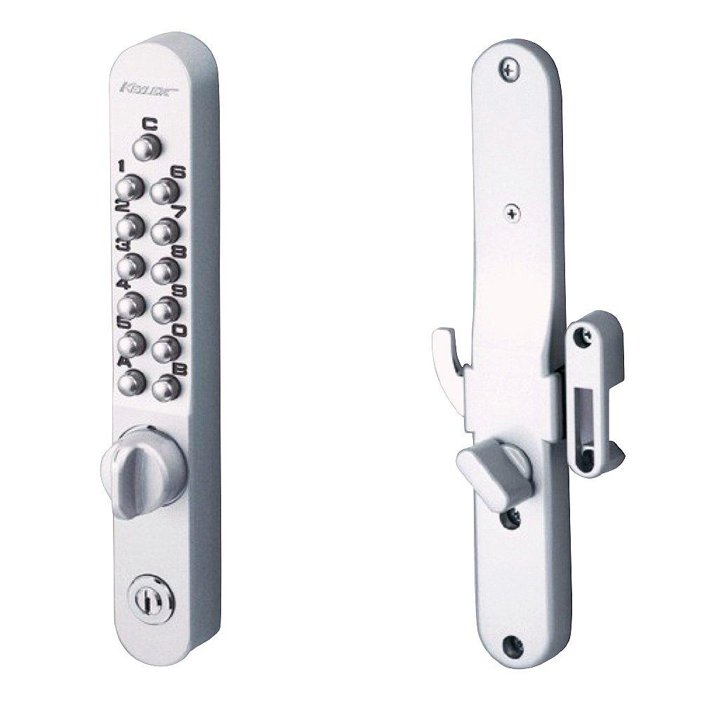 

NAGASAWA Keylex 800 Накладні розсувні двері з ключем із серпоподібним замком Тип повороту замка Сріблястий 22805M срібний