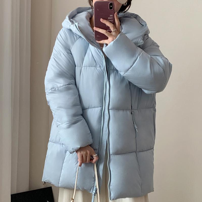 Fashion Winter Woman Long Coat Hooded Loose Women's Parkas Thick Warm Jackets