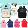 Baby Diaper Nappy Changing Mummy Bag With Large Capacity And Smooth Zippers**