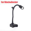 Hose Adjustable LED Light For Dewalt For Maikta/Bosch/Milwaukee/Black&Decker/Craftsman 18V Li-ion Battery Long-neck Flashlight