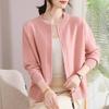 Women's Plus Size Knit Cardigan: Loose Fit for Ages 40-50, Perfect for Spring and Autumn