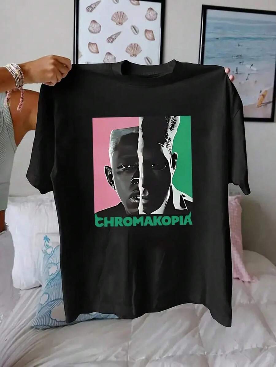 

Унисекс футболка с графикой тура Tyler Degrift Chromakopia S