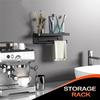 A84E-1 PCS Stainless Steel Tissue Holder Hotel Engineering Toilet Paper Rack Roll Box Black